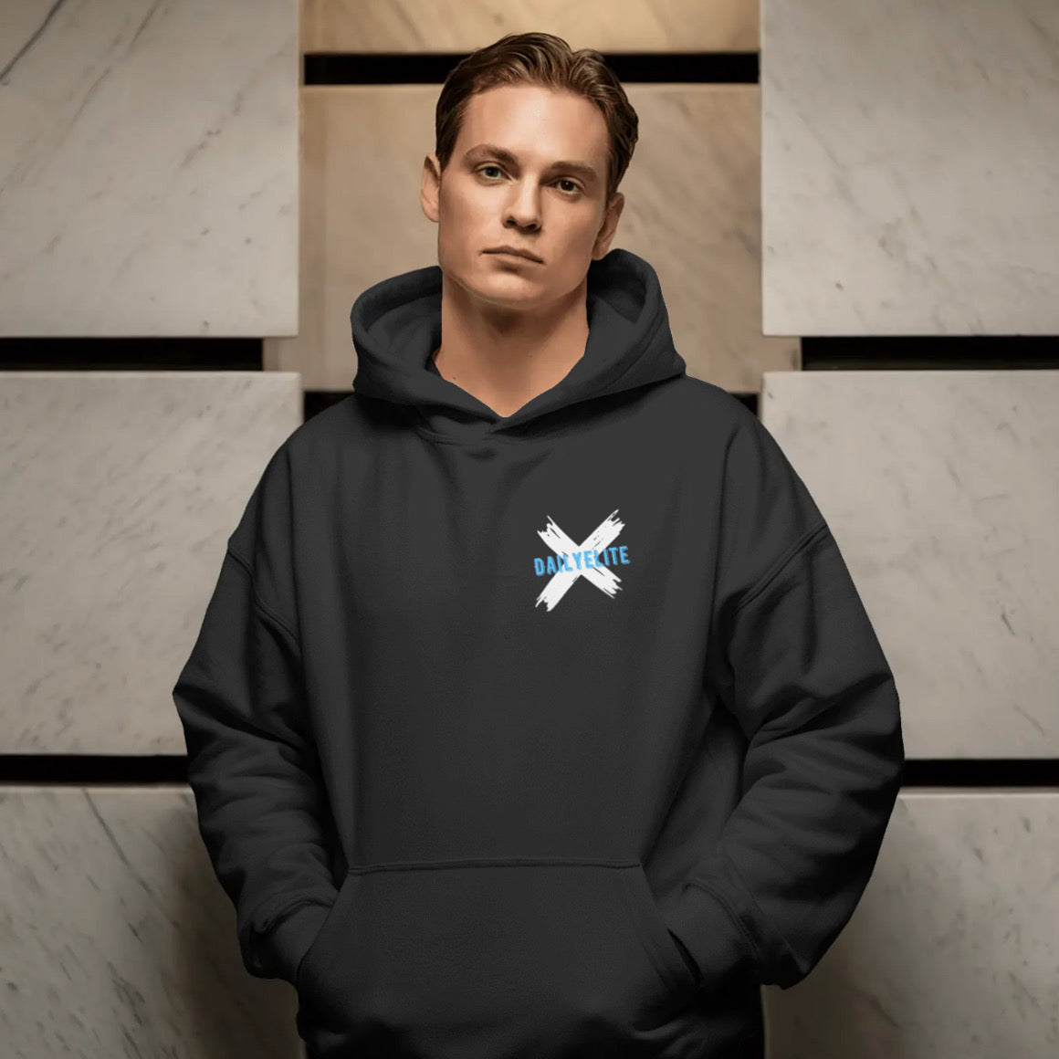 DailyElite Hoodie Blauw