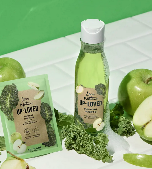 Up-Loved Purifying Shampoo with Upcycled Apple & Organic Kale
