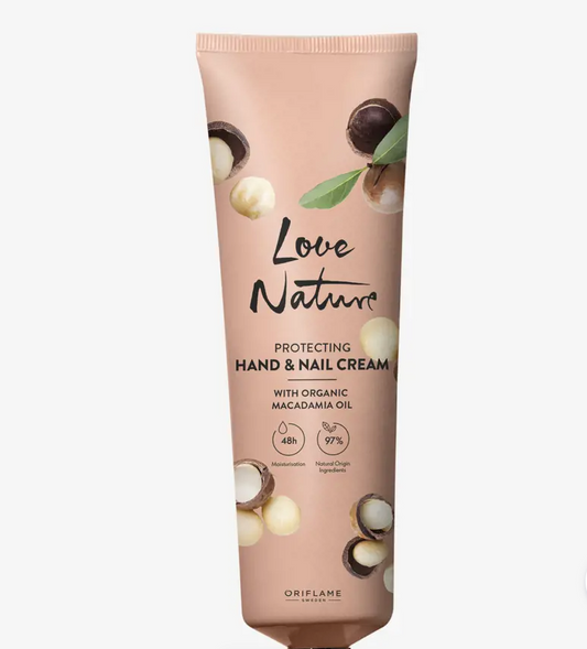 Protecting Hand & Nail Cream with Organic Macadamia Oil