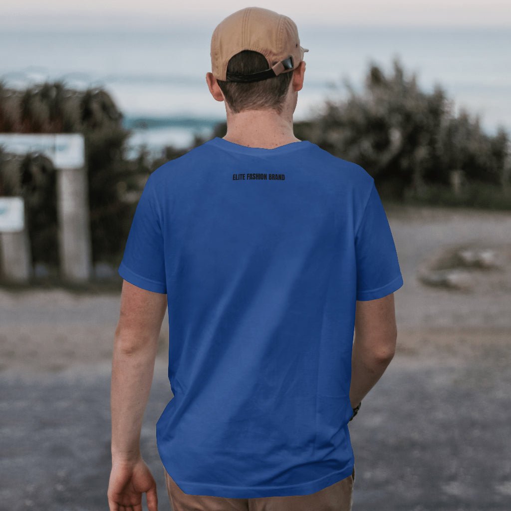 T - SHIRT PLAIN BLAUW ELITE FASHION - Elite Fashion