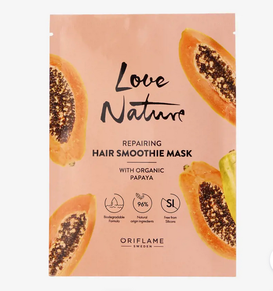 Repairing Hair Smoothie Mask with Organic Papaya