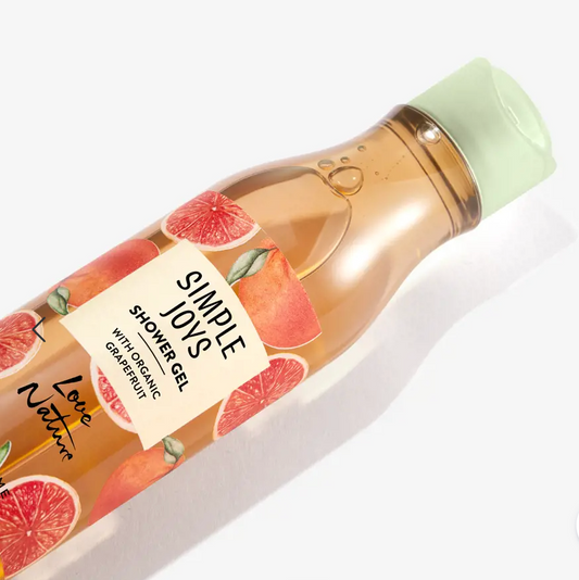 Simple Joys Shower Gel with Organic Grapefruit Love Nature