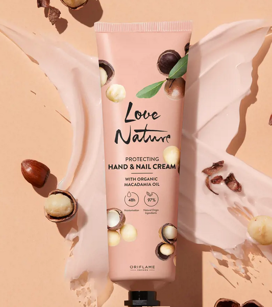Protecting Hand & Nail Cream with Organic Macadamia Oil